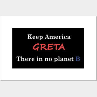 GRETA THUNBERG planet b Posters and Art